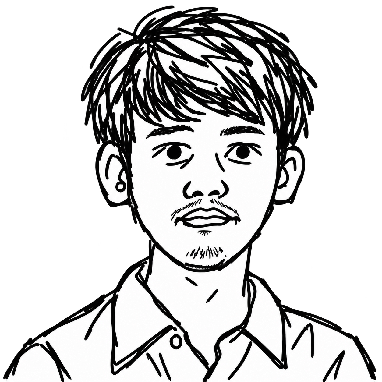 Illustrated portrait of Bintang Muhammad
